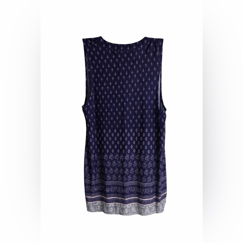 Olive & Oak Patterned Navy Tank Top Size XS NWT - Picture 2 of 3
